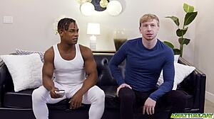 Adrian Hart And Jesse Stone Get Handjob Workout