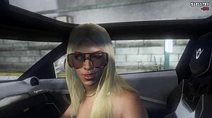 In GTA 5, first person hooker experience begins.