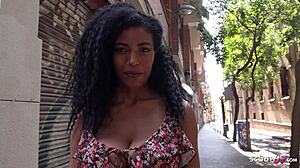 Ever seen a slim Latina with big natural tits like Tina Fire get picked up?