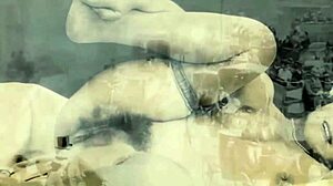 Back in the day, taboo hairy pussy got drilled outdoors in vintage style.