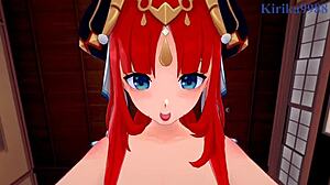 Shenhe and Nilou in Wild Hentai POV Sex!