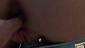 Brunette's Innocent Look Hides Nasty Anal Skills