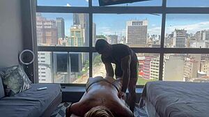 Relaxing And Cumming On Masseur's Cock!