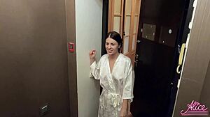 Husband, let’s talk about that hard public fuck with neighbor on staircase!