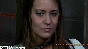 Bound Couple Explores Rough Sadomasochism Intensely