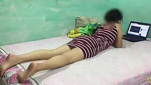 damn, stepbrother bangs blonde stepsister's big ass hard! 😍