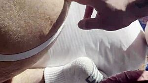 this little bear begged for my cock at home