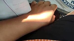 Harassing mature big-ass woman on Lima streets