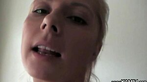 Kam54, horny milf with natural big tits, rips clothes and exposes herself on sofa for cam orgasm!