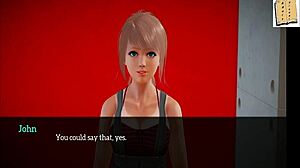 Redhead hentai babe gets wild in 3D erotic game.