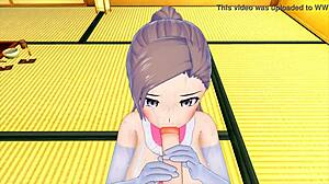 Cute Girl In Maid Costume Excites In 3d Hentai 83