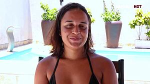 Interview with Naughty Young Girl Featuring Anal and Blowjob