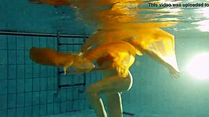 i watch nastya strip in the pool