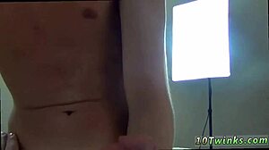 cute twink boys having bareback sex at home in pov style.