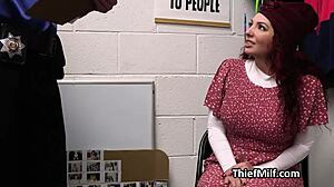 i caught the milf stealing candy and fucked her hard in the office, oh shit