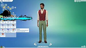 Hey, messing around with my curvy Sims 4 neighbor!