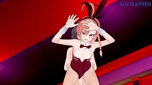 mikamo neru bunny girl and uzawa reisa dive into wild hentai sex