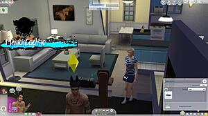 Hey, messing around with my curvy Sims 4 neighbor!