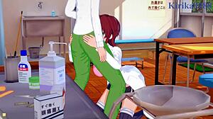 Ryouko Mikado, Tearju Lunatique, and Rito Yuki in intense sex scene from To Love Ru hentai