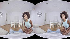 newlywed bride in virtual reality