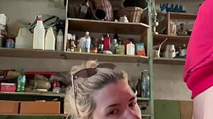 guy fucked young 18+ girl hard in ass in her dad’s garage, damn