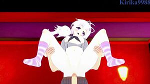 mikamo neru bunny girl and uzawa reisa dive into wild hentai sex