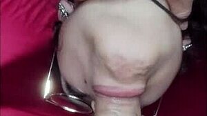 white moon deepthroats that big cock