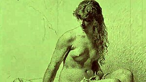 vintage erotic illustration from retro anime comic hentai