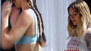 Lysagna Delray Seduces Her Friend Serene Hill With A Massage.