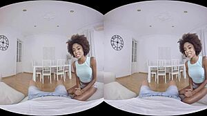 newlywed bride in virtual reality