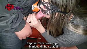 Cristina almeida in outdoor dogging with cuckold and group!