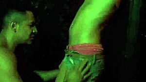 The young teen feels overwhelmed by the mature woman's feet domination for the first time