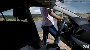 Naked men wash car, end with gay jerk and cumshot 😏