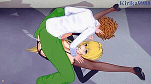 Ryouko Mikado, Tearju Lunatique, and Rito Yuki in intense sex scene from To Love Ru hentai