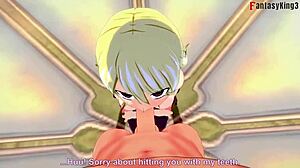 Lucy Heartfilia From Fairy Tail Gives A Blowjob In This Hentai Scene