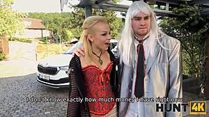 Hunt4K babe gets seduced by magician turning hubby into cuckold