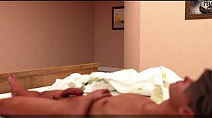 My hot stepmother helped me to cum hard first time - 3d hentai animated porn - measuring my cum