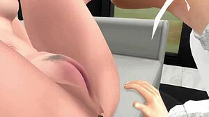 Neighbor Called for Footjob with Tights, 18 Year Old Cunnilingus Fun.