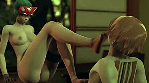 kiriko gets hard fucked in overwatch parody animation