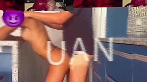 Coelhinha Squirts Wild on Street with Husband and Friends