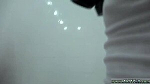 Gay army hazing, showering, and fucking!
