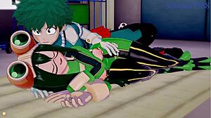 蛙吹梅雨Mt Lady操绿谷我的英雄学院本子