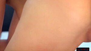 Paula shy, the czech redhead beauty, strips naked showing her big boobs