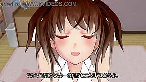 Bunny Girl Cosplay In 3D Cartoon Anime From Behind