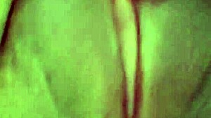 I rub my shaved wet cunt before work