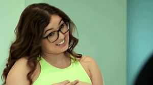 Sorority Babe Caught Spying Craves Lesbian Facesitting Threesome