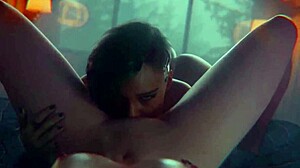 two lesbians having sex in 3d! 😘