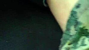 i gave car head on a rainy day outdoors, swallowing cum in public