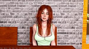 Being a Dik 06: Helping Curvy Redhead Boss with Huge Tits