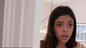 Harmony wonder practices with stepsister's pocket pussy in missionary and doggystyle positions